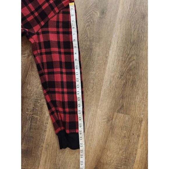 Polo Ralph Lauren Waffle Knit thermal men XL longsleeve crewneck pony Plaid mult - Picture 9 of 9